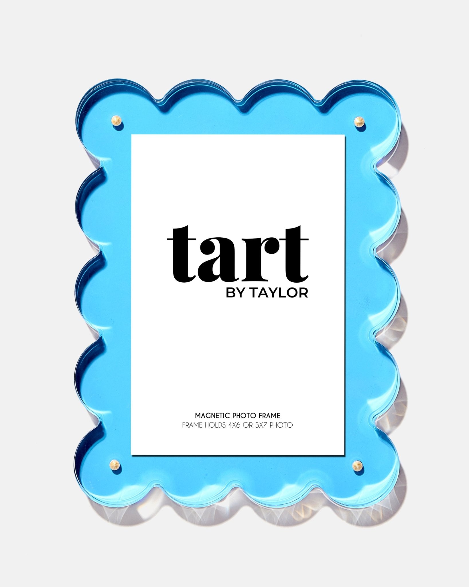 Neon Blue Acrylic Picture Frame - Tart By Taylor Wholesale
